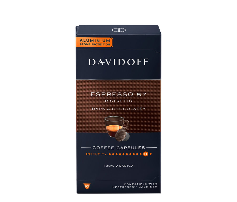 Balenie kapsúl DAVIDOFF CAFÉ Espresso 57.