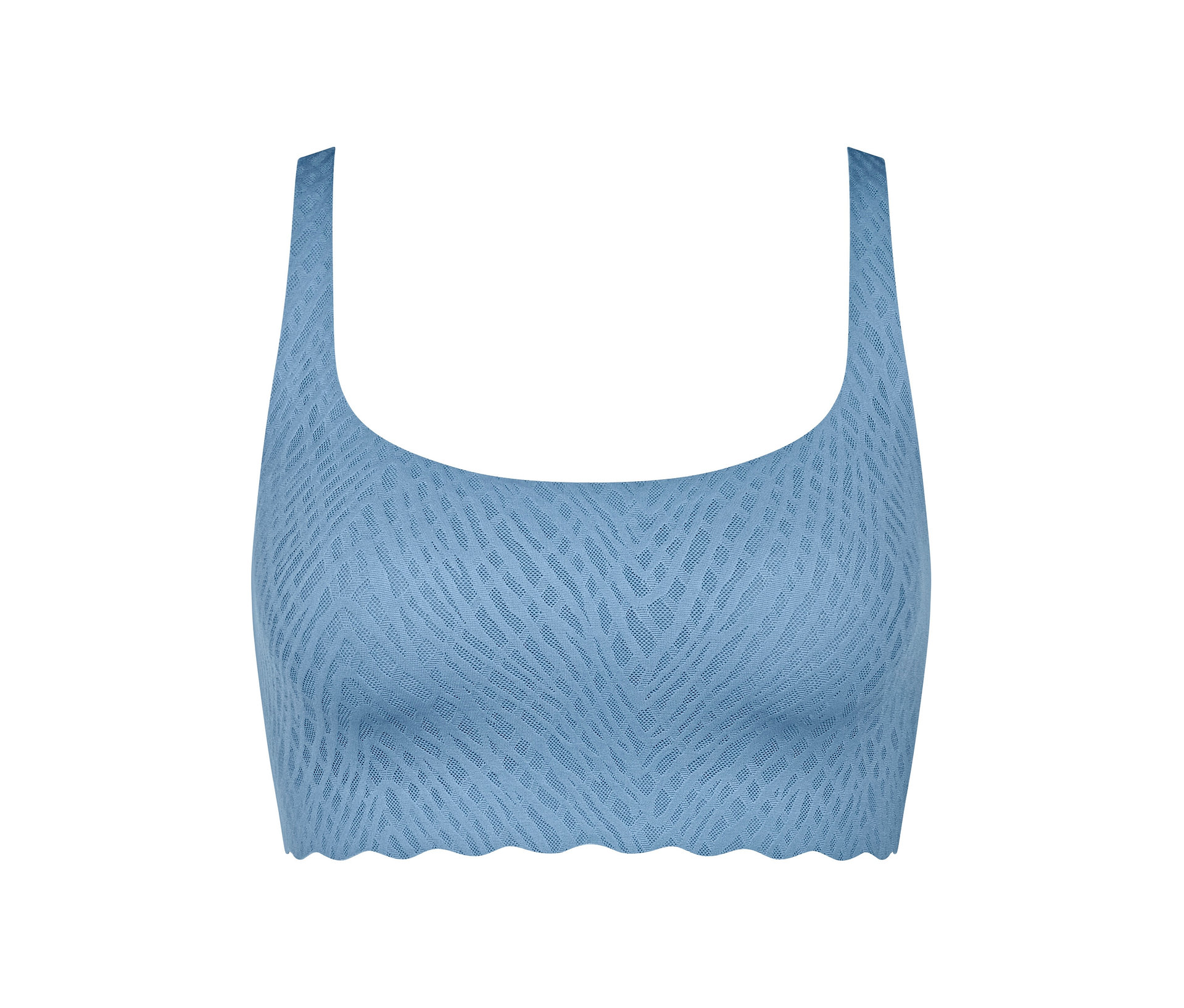E-shop Podprsenka sloggi ZERO Feel Bliss Top, azúrovo modrá