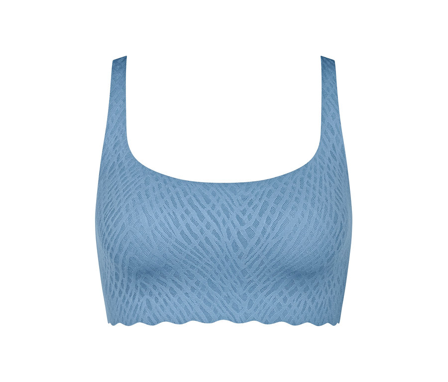 Modrá podprsenka Sloggi ZERO Feel Bliss Top.