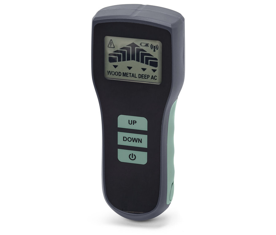 Detailný pohľad na multifunkčný detektor.