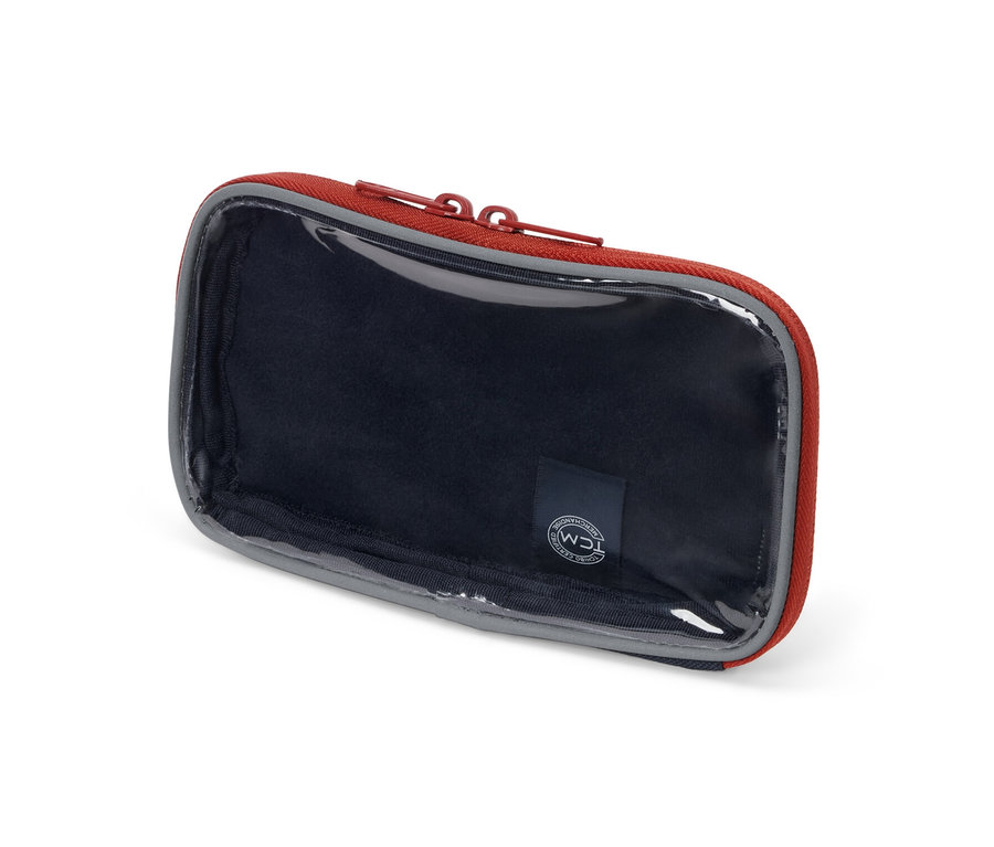 Multifunkčná taška s priezorom na bielom pozadí.