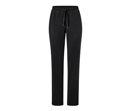 Čierne pohodlné nohavice Loungewear so sťahovacou šnúrkou.