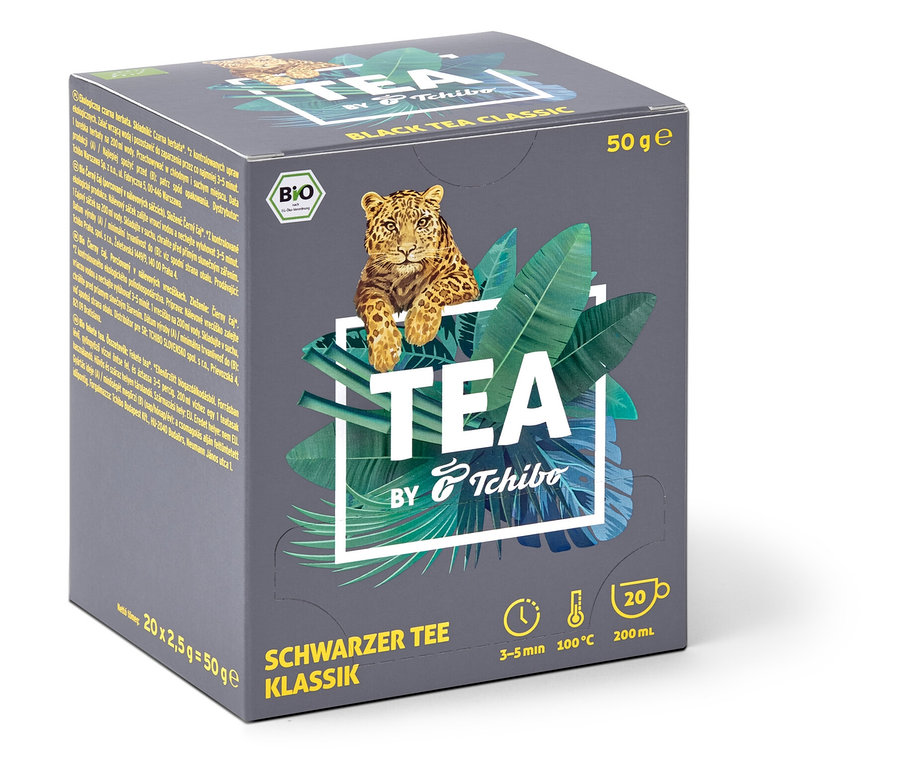 Balenie BIO TEA by Tchibo Klassik 8 x 20 x 2,5 g.