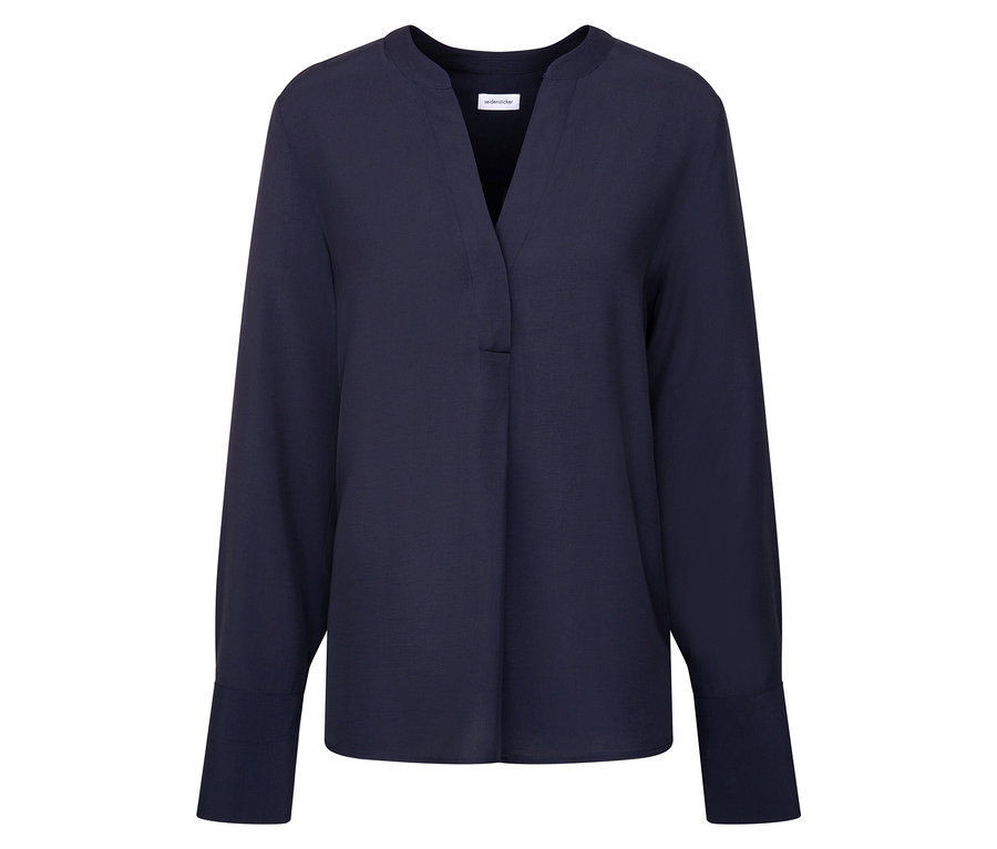 Tunika Seidensticker z viskózy, námornícka modrá