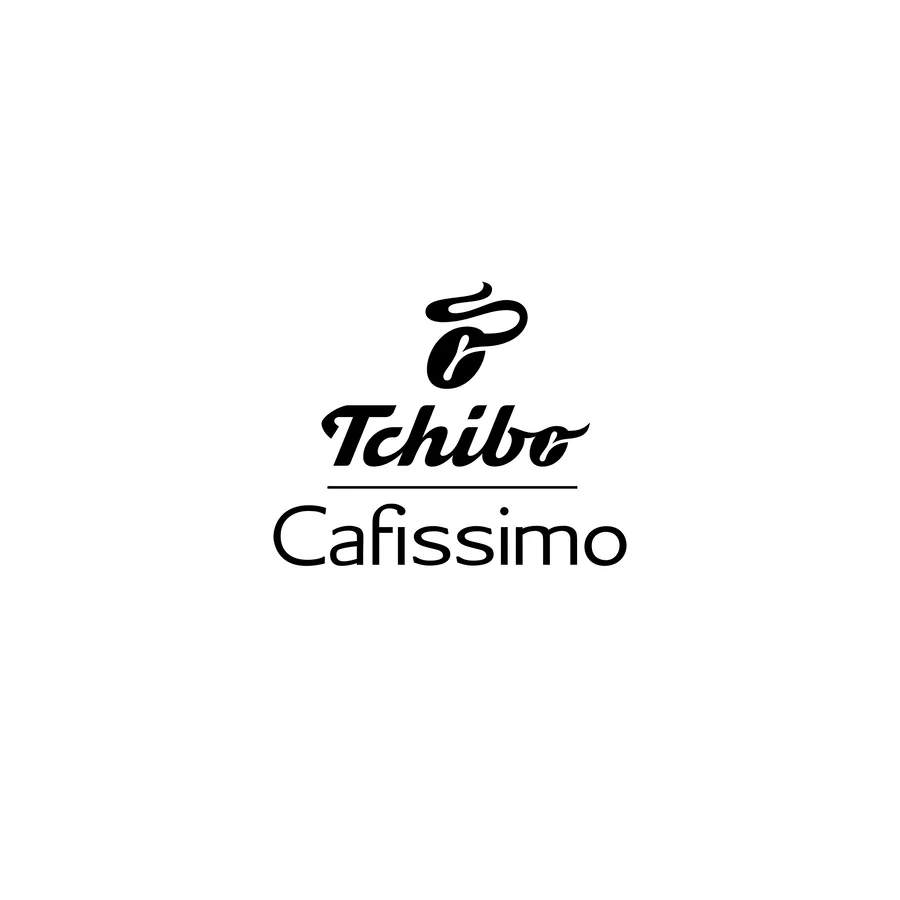 Logo Tchibo Cafissimo na bielom pozadí.