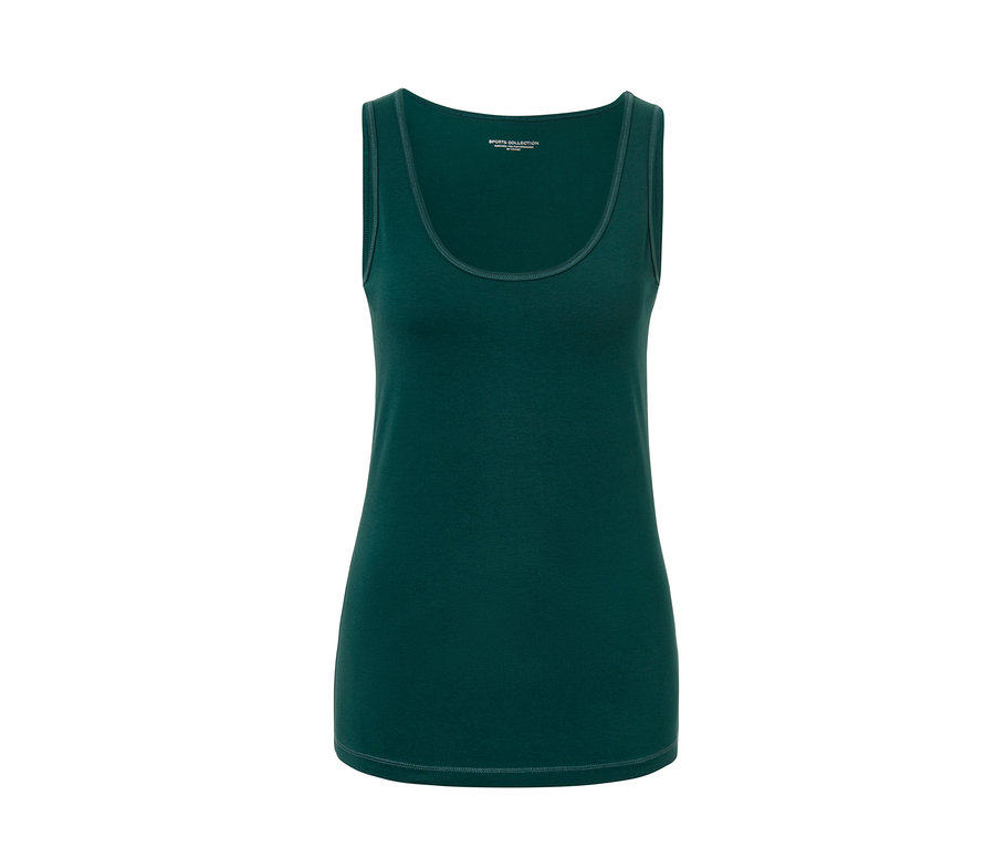 Zelené tielko. Tielka, 2 ks, zelené a sivobiele