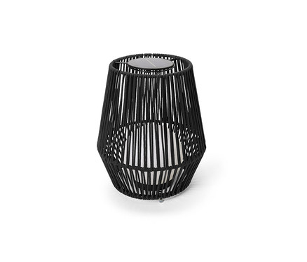 Solárny lampáš s textilnou šnúrkou, malý