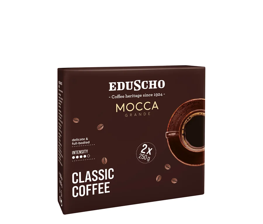 Balenie mletej kávy Eduscho Mocca Grande - 2 x 250 g.