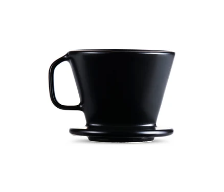Čierny ručný filter na kávu, veľkosť 101.