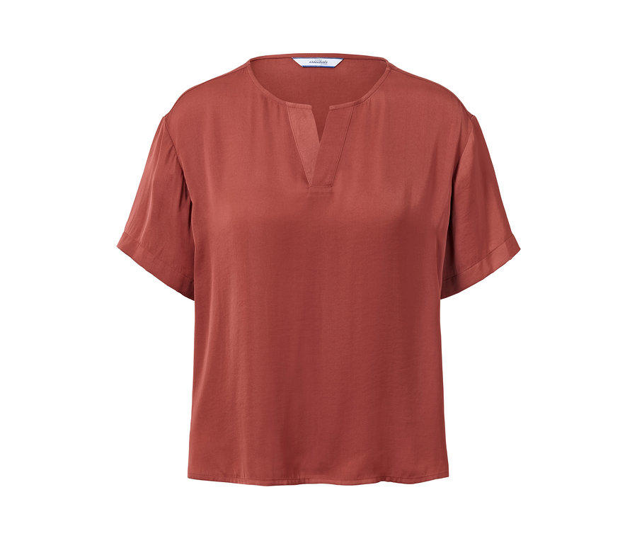 Saténová tuniková blúzka.