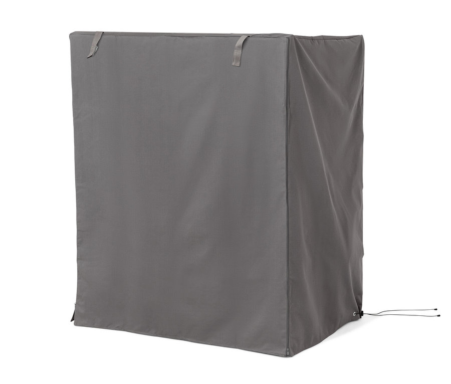 Sivý prémiový kryt na plážový kôš veľkosti XL alebo XXL.