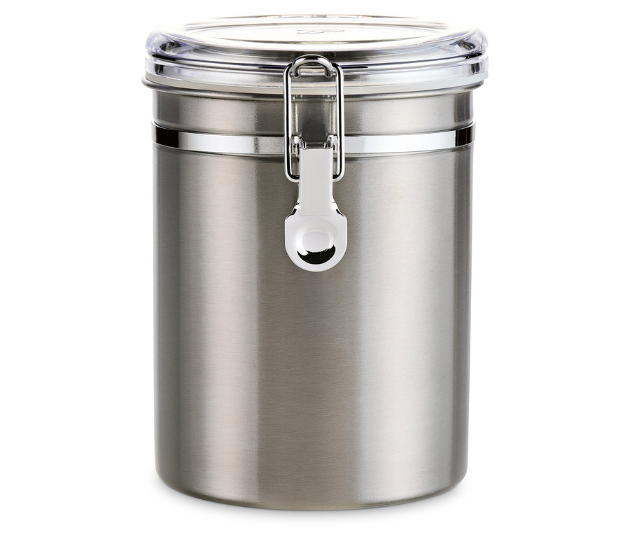 Dóza na zachovanie arómy, ušľachtilá oceľ