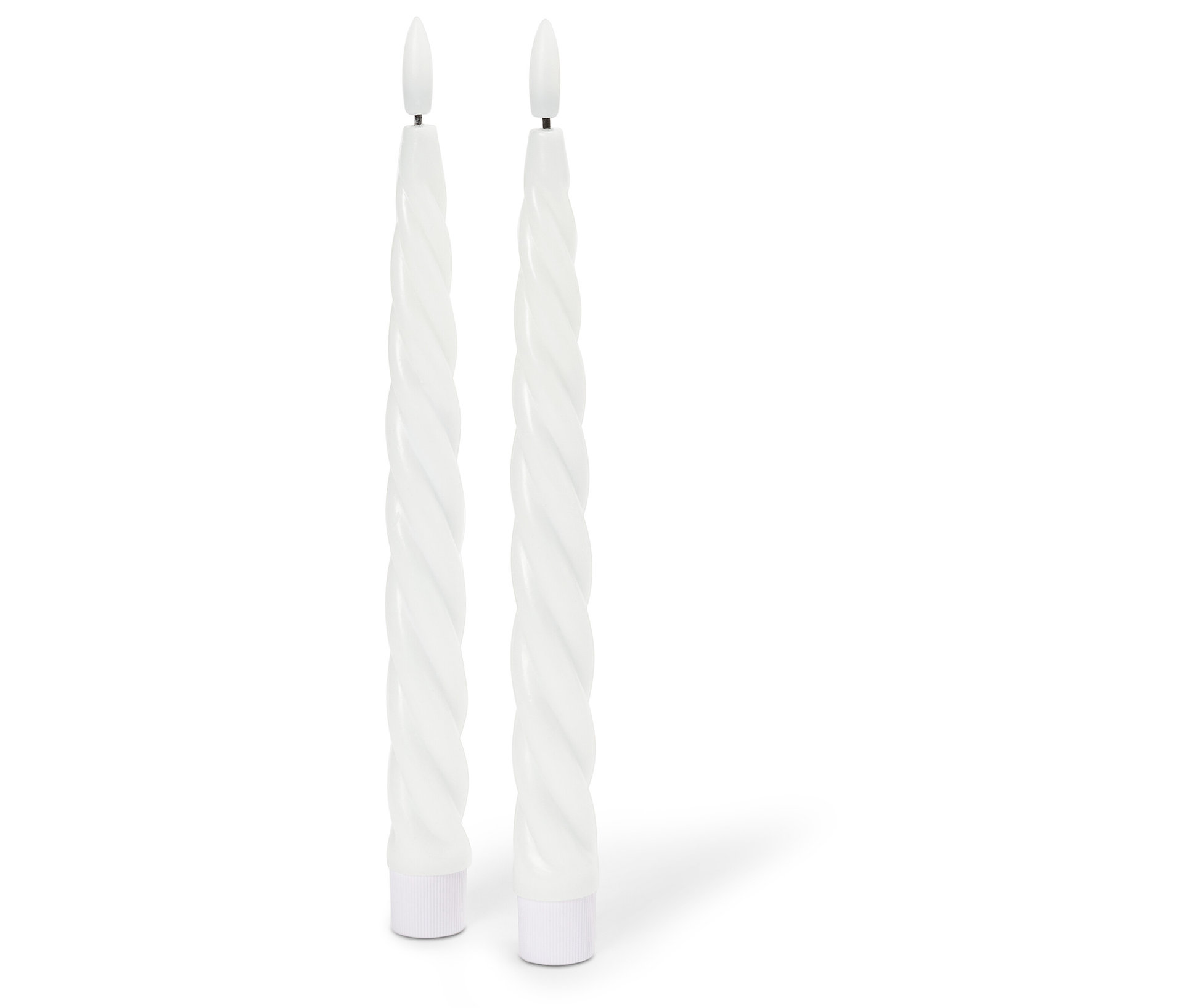 E-shop Dlhé sviečky s LED, 2 ks, krútené