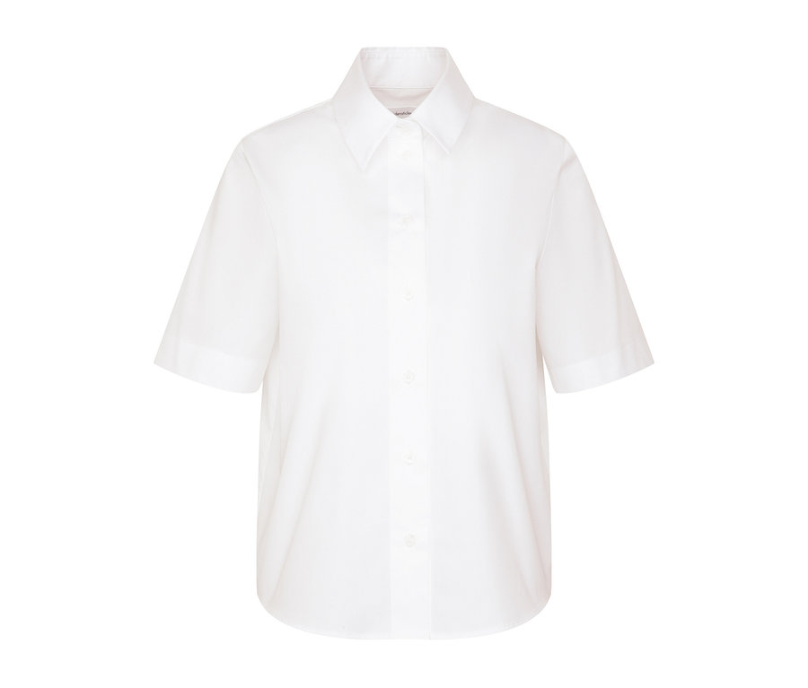 Biela blúzka s krátkym rukávom Seidensticker.