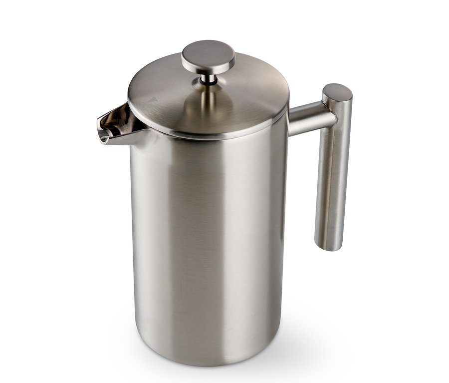 Nerezová dvojstenná kanvica french press 900 ml.