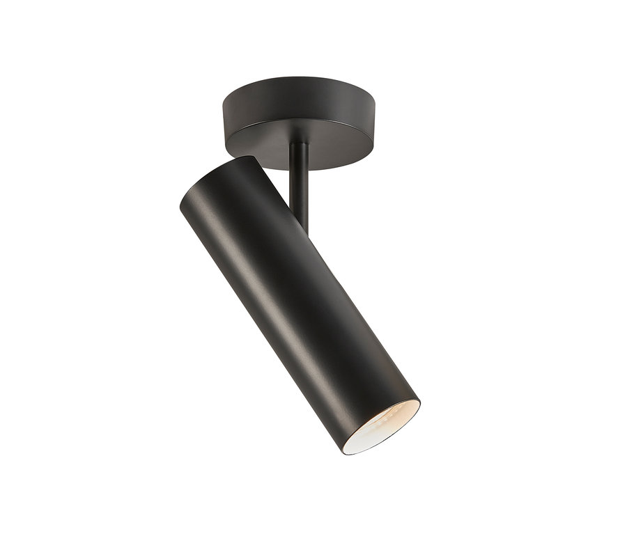 Čierne stropné bodové svietidlo Nordlux »MIB 6«.