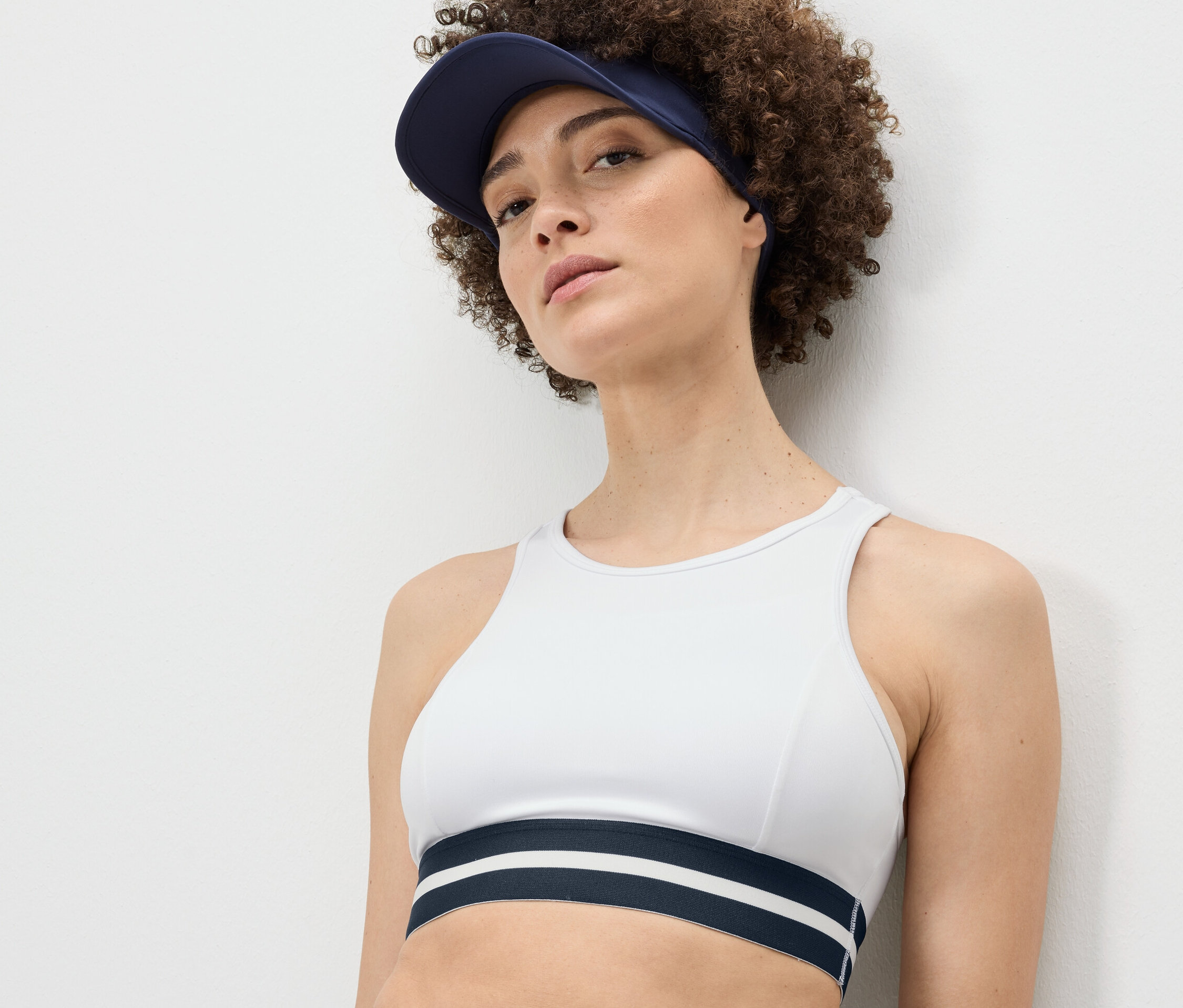 Tchibo - Športová podprsenka »Crop Top«, biela