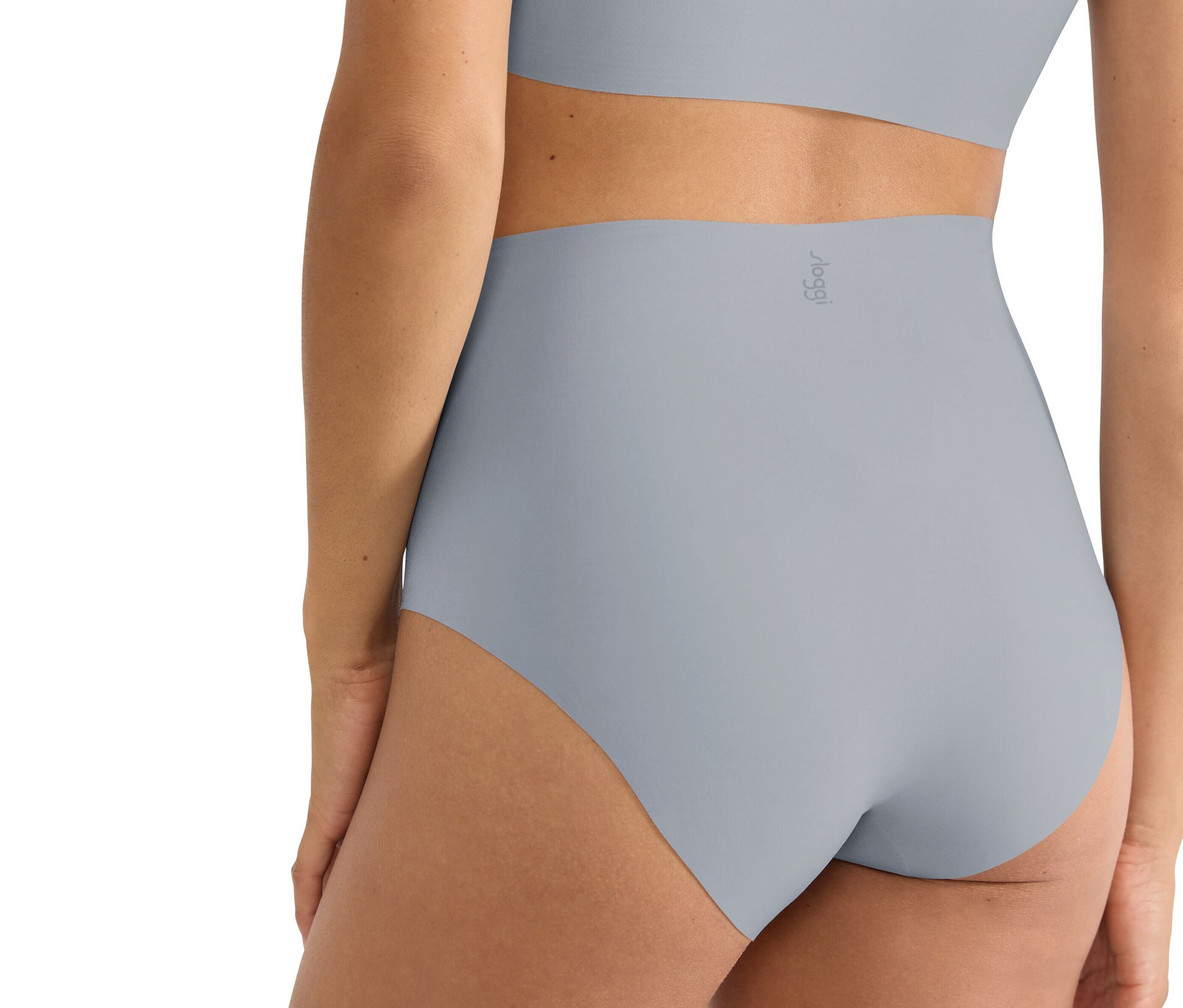Nohavičky sloggi Zero Feel 2.0 High Waist, chrómové