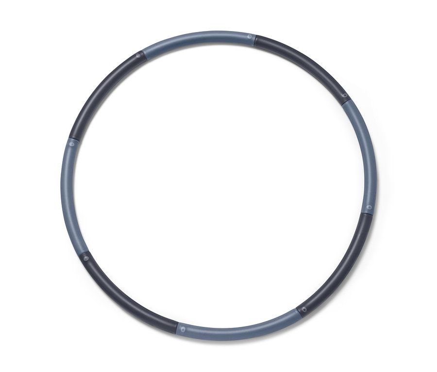 Šedá obruč na cvičenie.