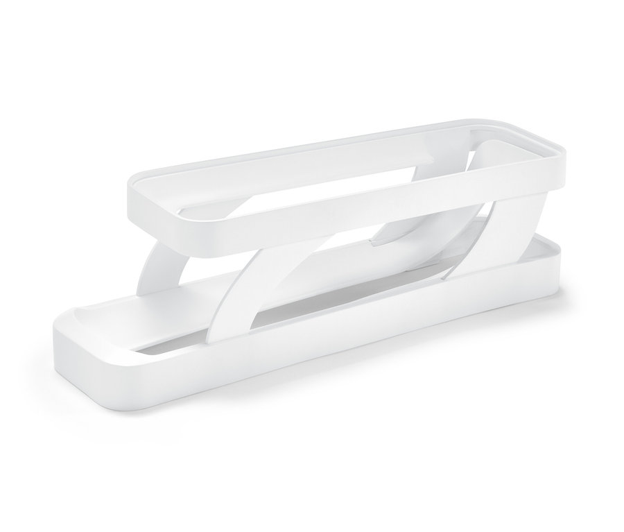 Biely nádobka na uskladnenie vajec.