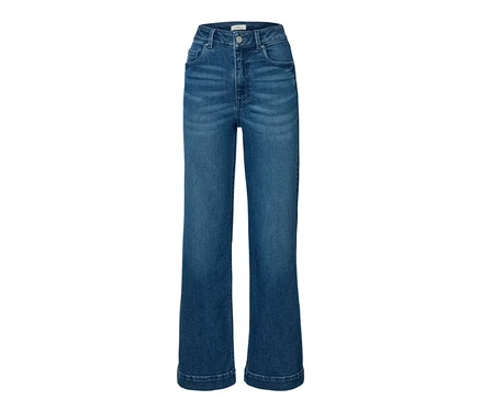 Modré džínsy Wide Leg – strih »Viki«.