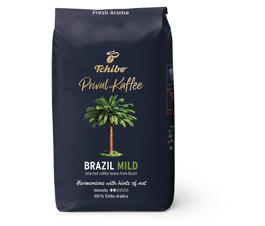 Privat Kaffee Brazil Mild – 500 g zrnkovej kávy
