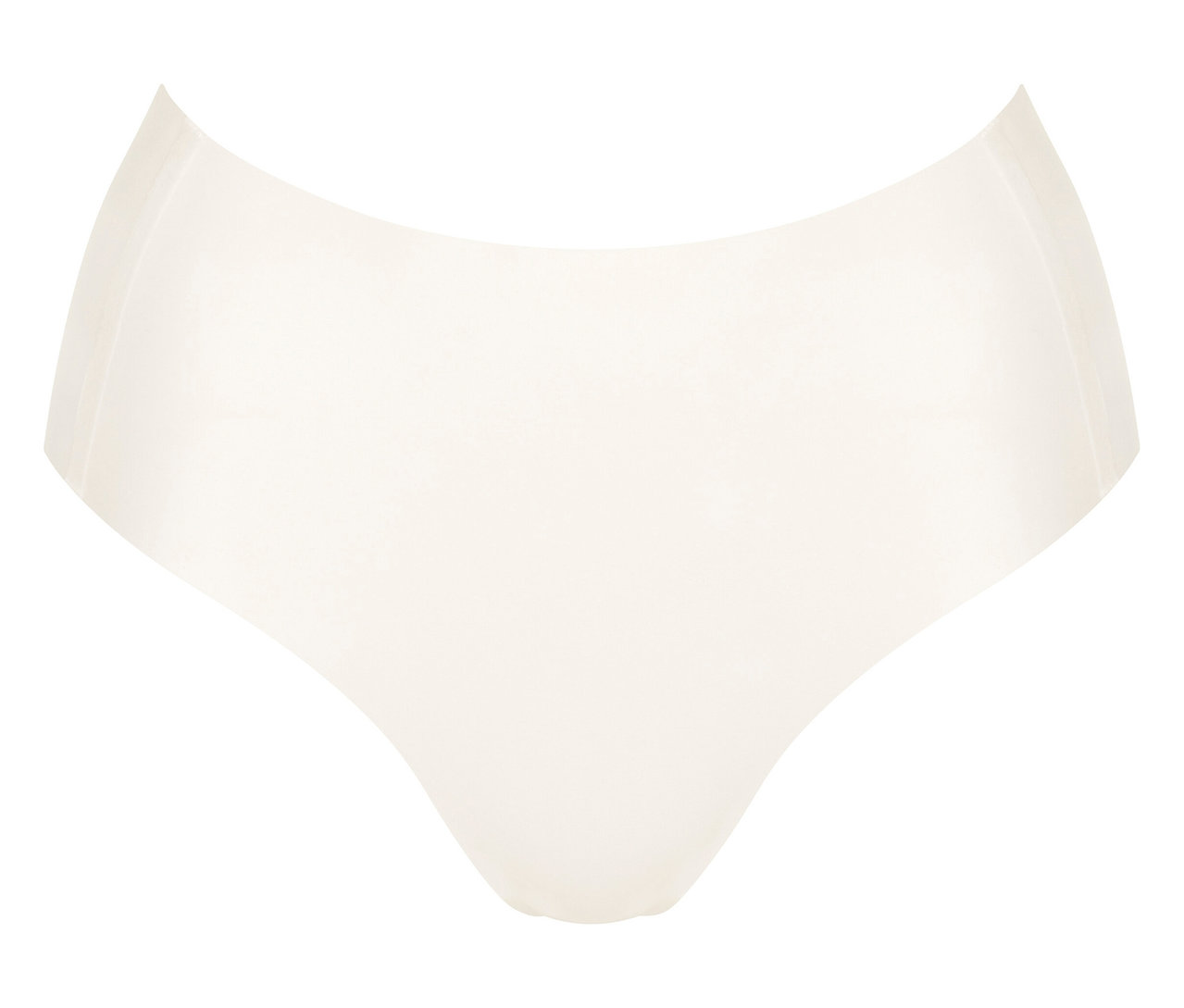 Detail nohavičiek sloggi ZERO Feel 2.0 High Waist, hodvábna biela.