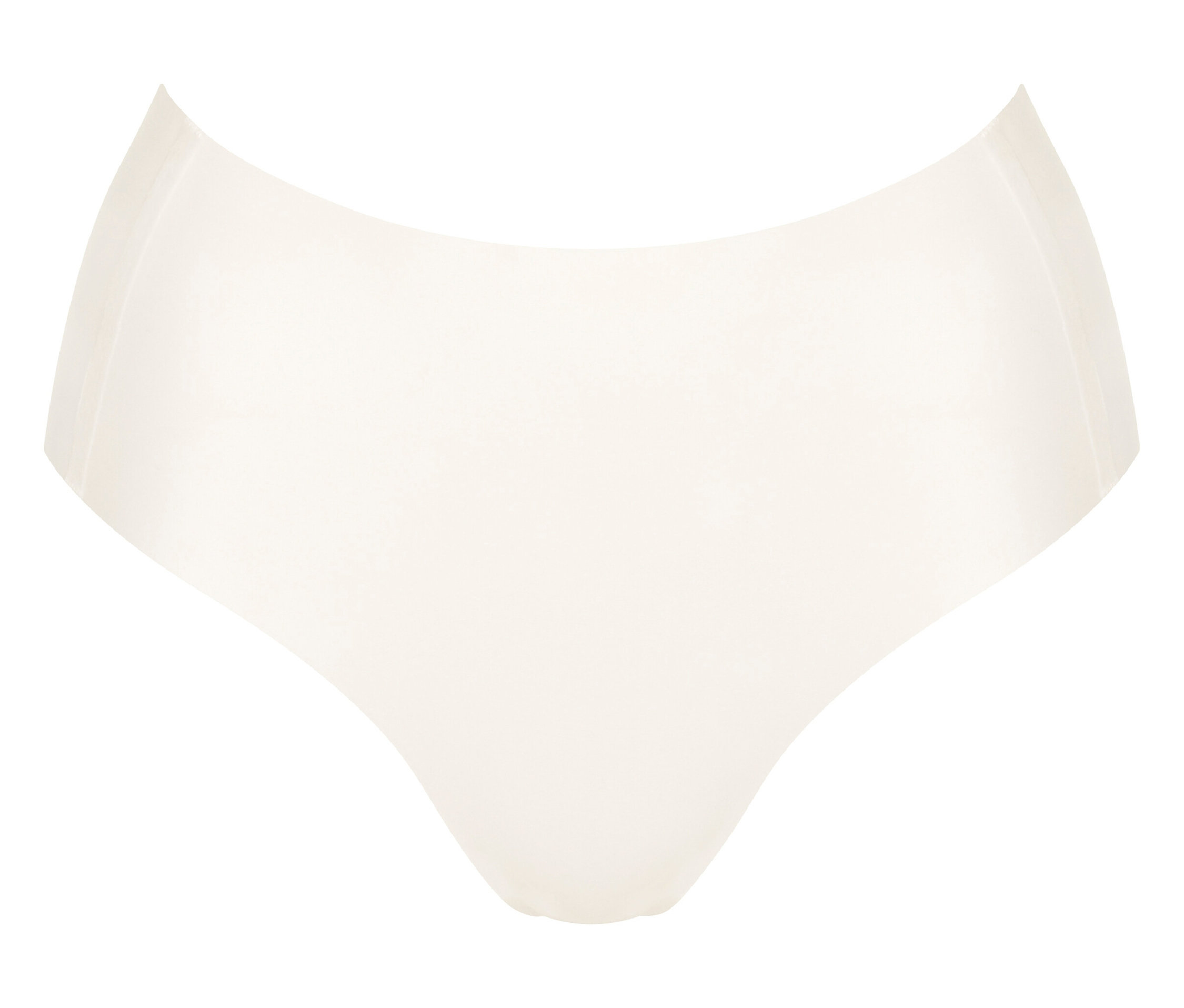 Detail nohavičiek sloggi ZERO Feel 2.0 High Waist, hodvábna biela.