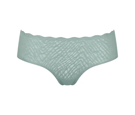 Bokové nohavičky sloggi ZERO Feel Bliss Hipster, misty turquoise na bielom pozadí.