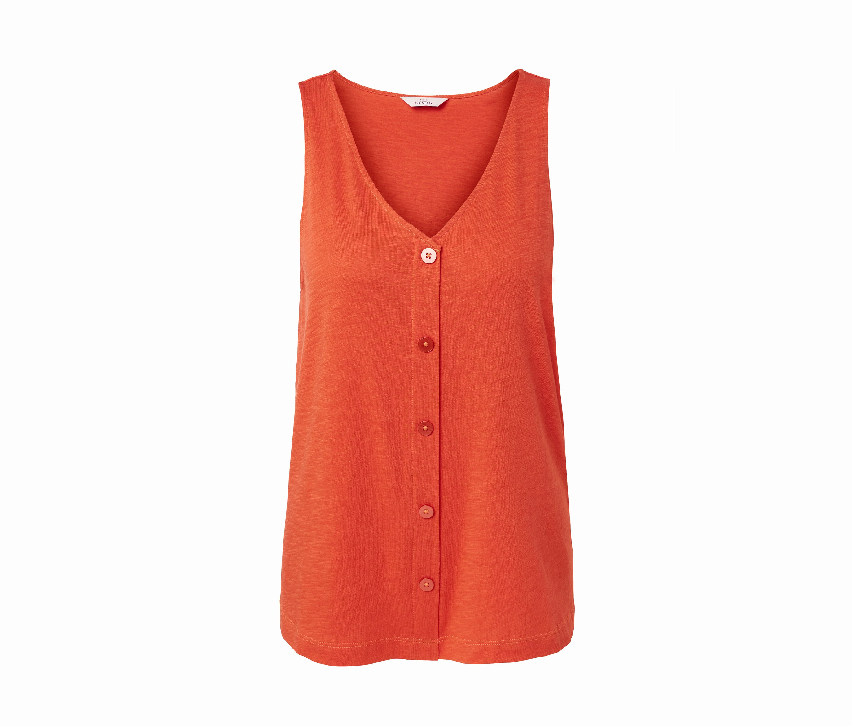 E-shop Top z modalovej zmesi, oranžový