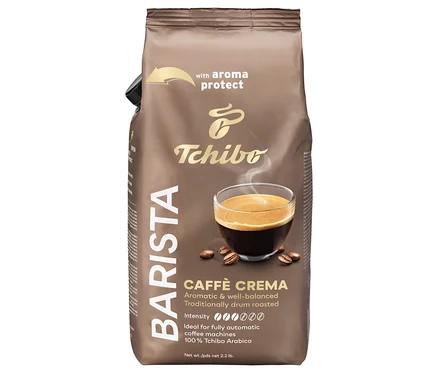 Balenie zrnkovej kávy Barista Caffè Crema – 8 x 1 kg.