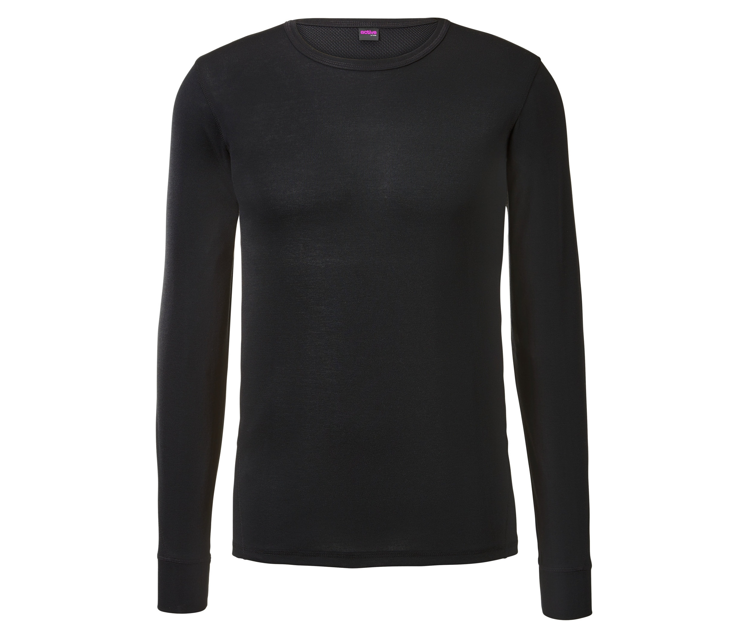 Čierna funkčná termobielizeň s dlhým rukávom.