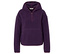 Mikina z kožušinového plyšu, fialová