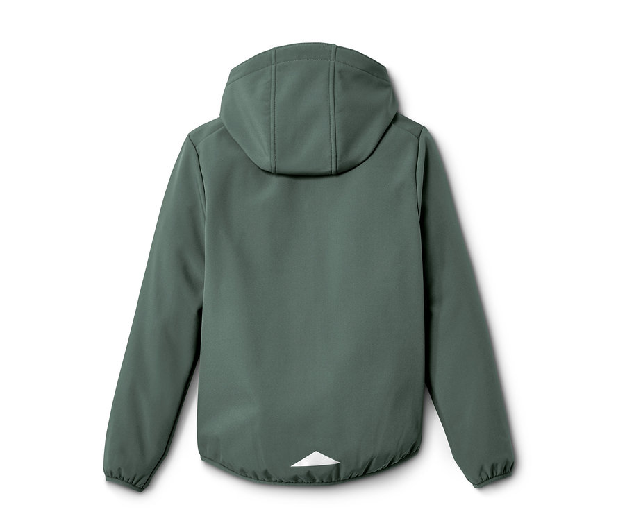 Zadná strana hybridnej bundy.