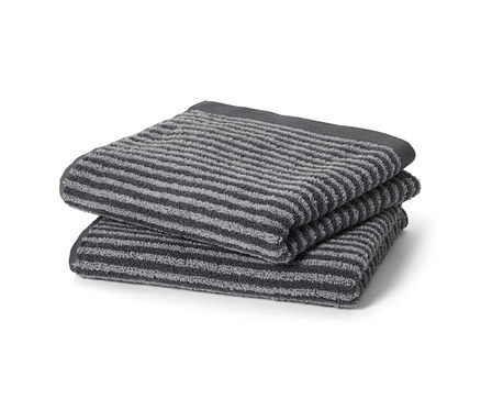 Kvalitné uteráky, 2 ks, antracitové