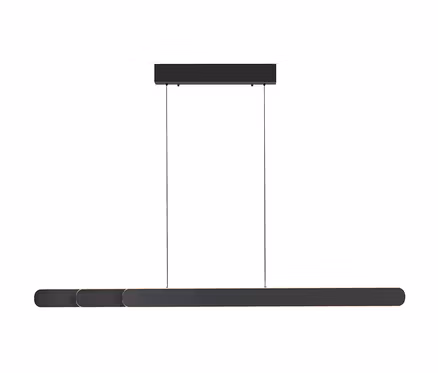 Čierna LED závesná lampa Paul Neuhaus »Adriana Round«.