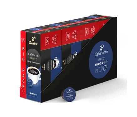 Fotografia balenia Cafissimo Kaffee kräftig - 120 Kapseln.