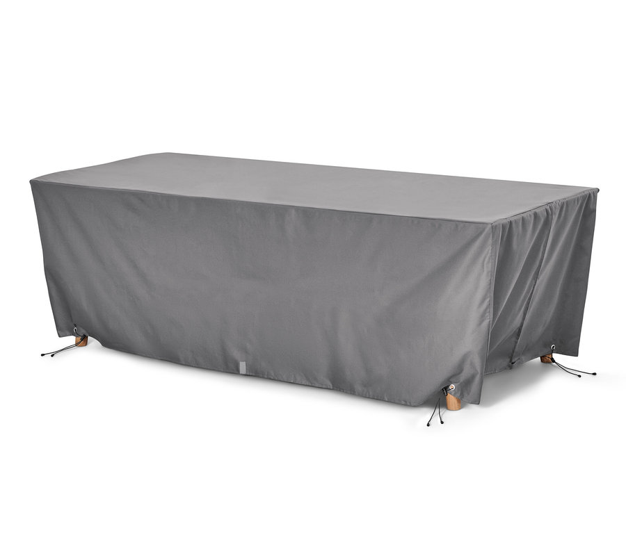 Sivý prémiový krycí obal pre všetky veľké rozkladacie stoly.