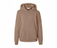 Béžová mikina s kapucňou.