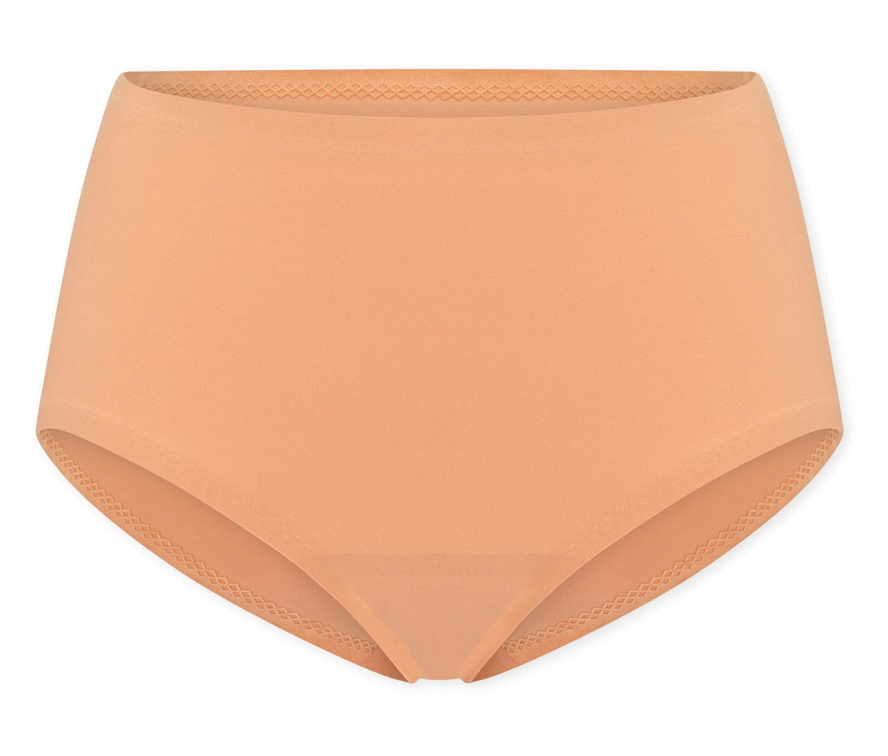 Neviditeľné nohavičky SCHIESSER Maxi javorovej farby, s vysokým pásom a bezšvové.
