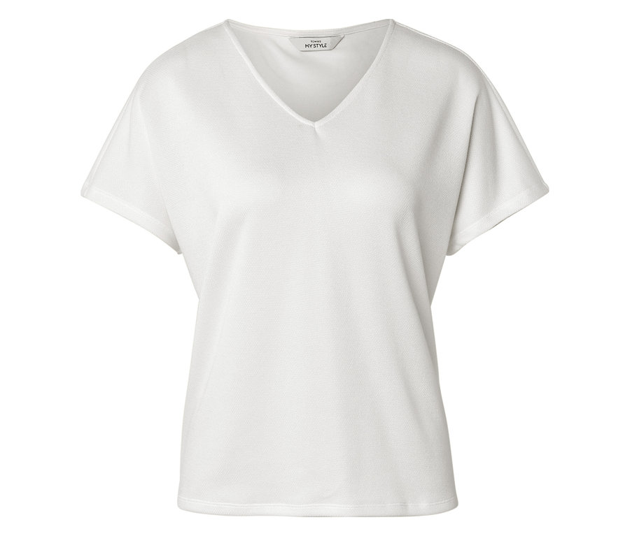 Štruktúrované tričko, biele