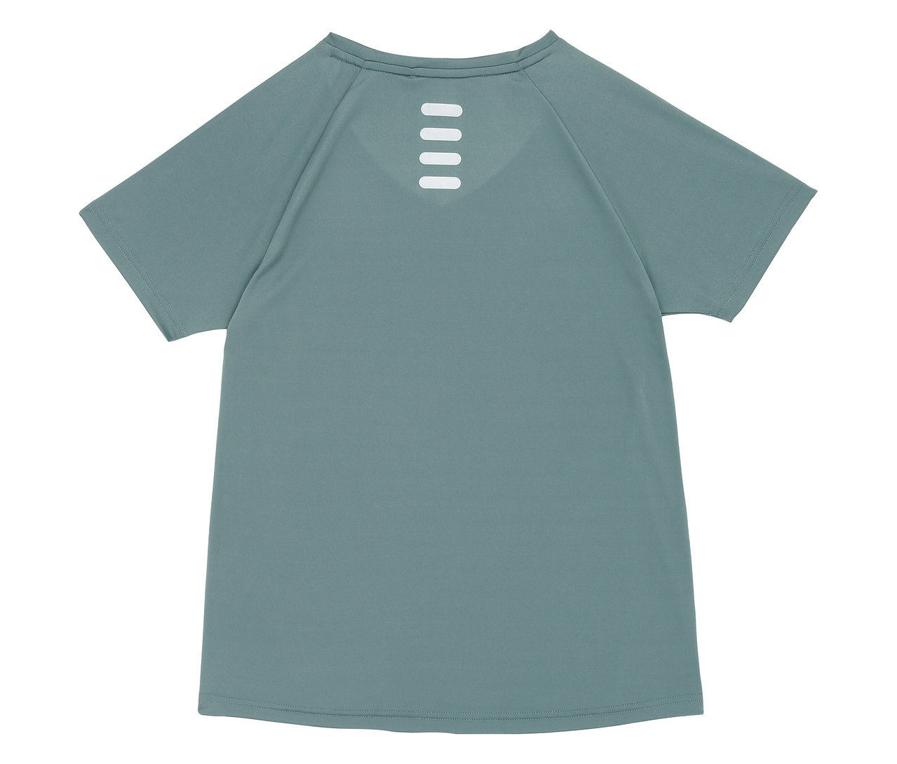 Svetlomodré funkčné tričko FILA pre ženy zozadu.