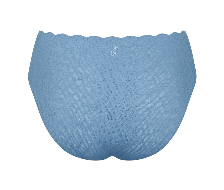 Modré nohavičky sloggi ZERO Feel Bliss High leg, azúrovo modré.