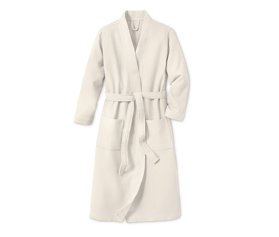 Krémový dámsky župan.