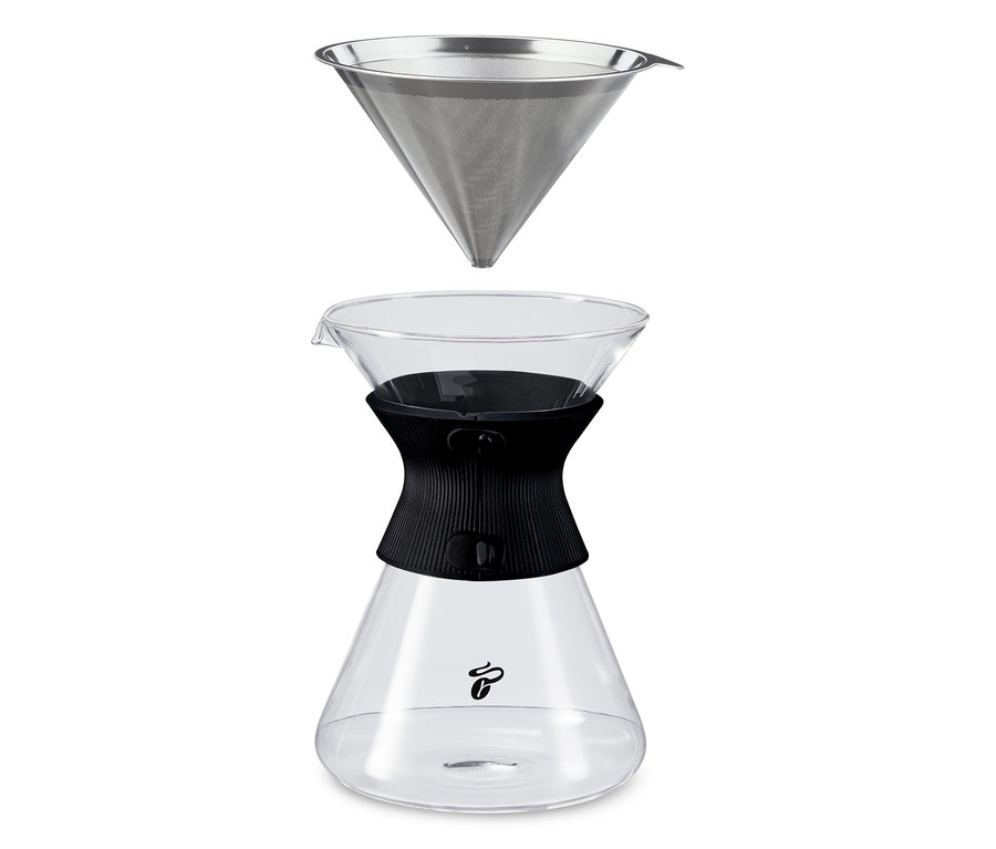 Ilustrácia sklenenej karafy BEEM Pour Over s objemom 0,75 l.