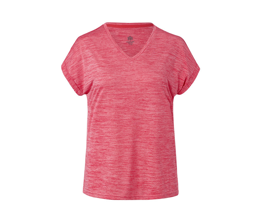 Ružové funkčné tričko s melírom.