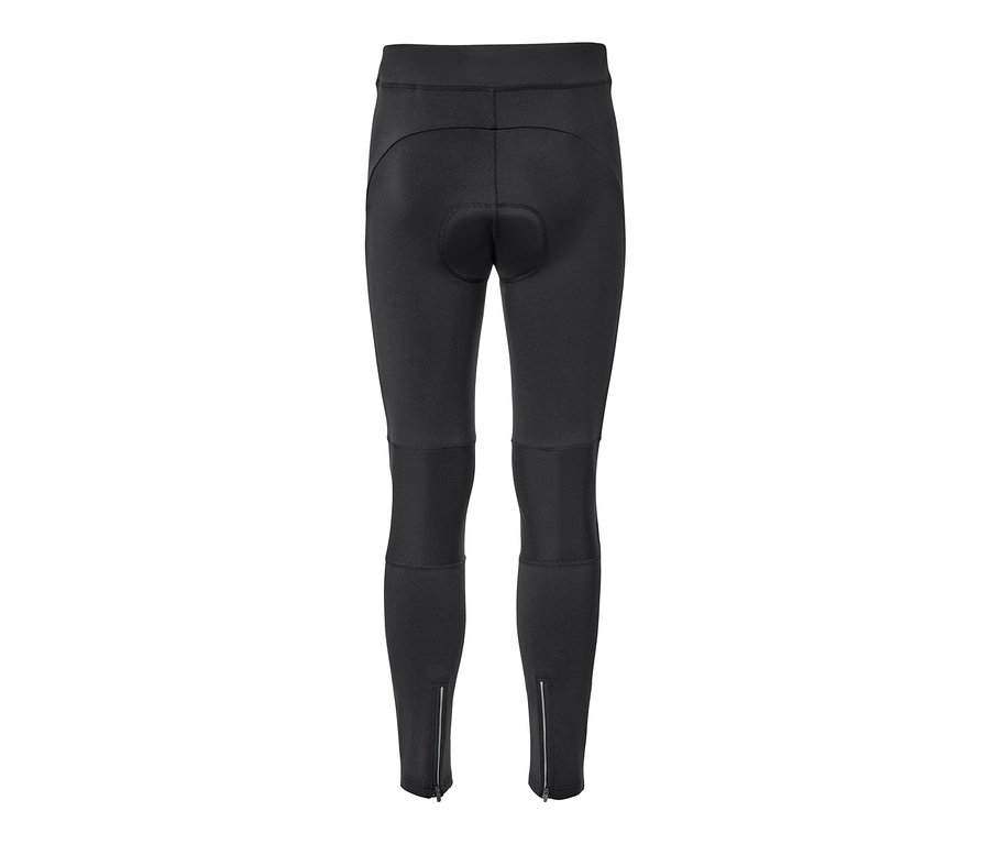 Čierne cyklistické nohavice.