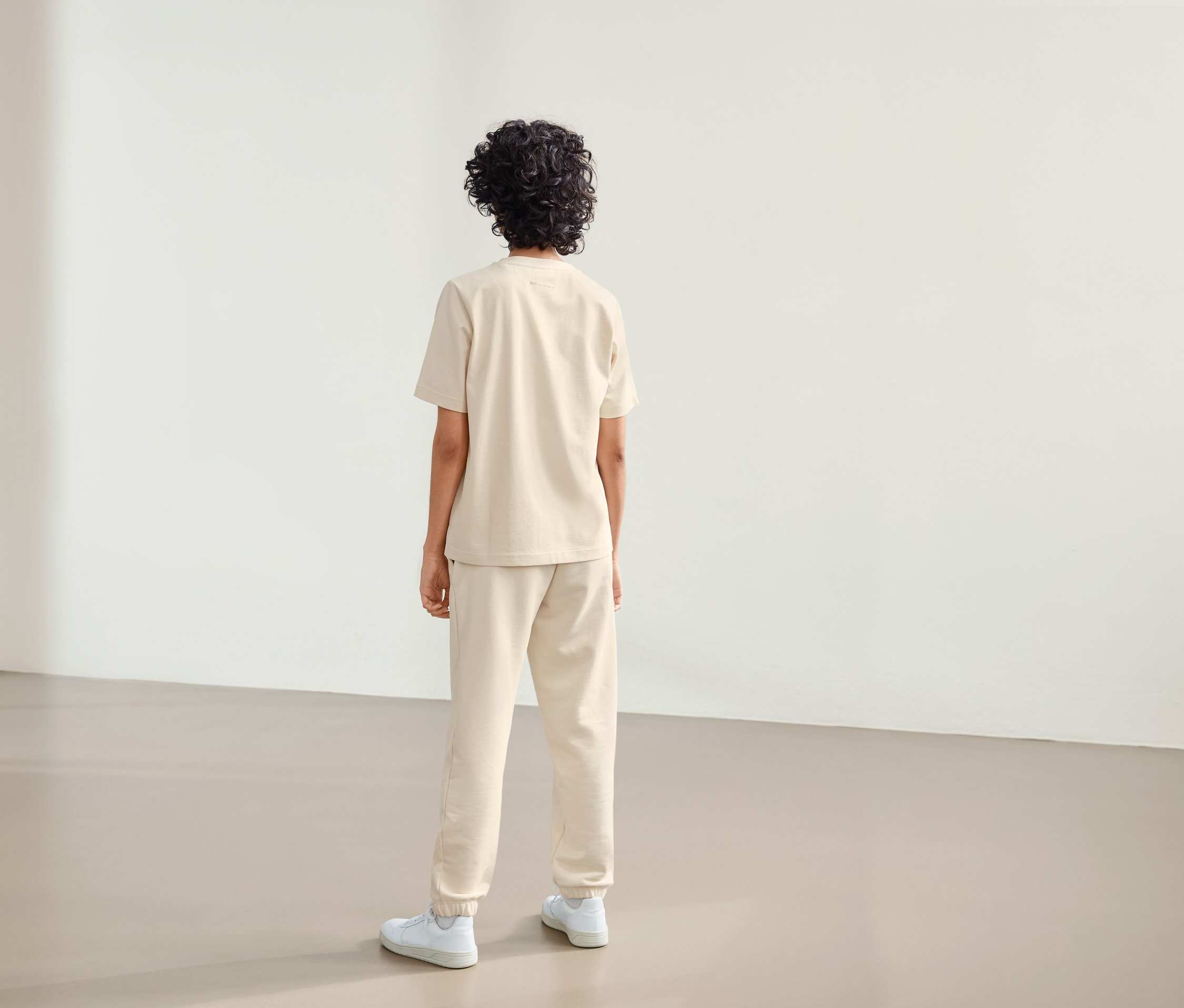 Nah/Studio teplákové nohavice - bavlna, nefarbené