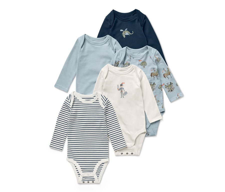 Päť body pre bábätká s možnosťou prispôsobenia veľkosti, rytier.