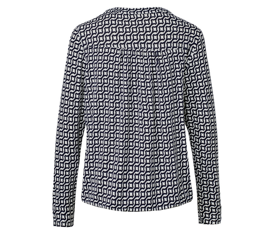 Blúzkové tričko s potlačou, námornícke modré.